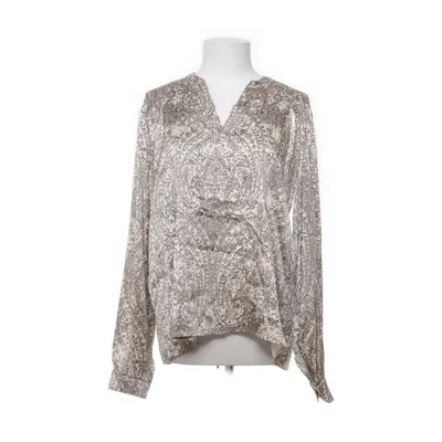 Blouse (Beige, Bruin) van Jane Lushka Elastaan, Viscose