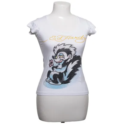 T-shirt (Hvid, Flerfarvet) fra Ed Hardy