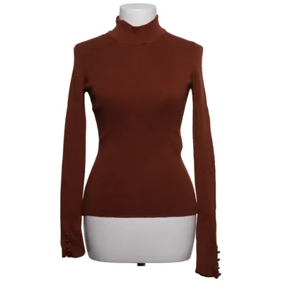 Turtleneck (Brown) from La Maille Sézane Organic cotton, Wool