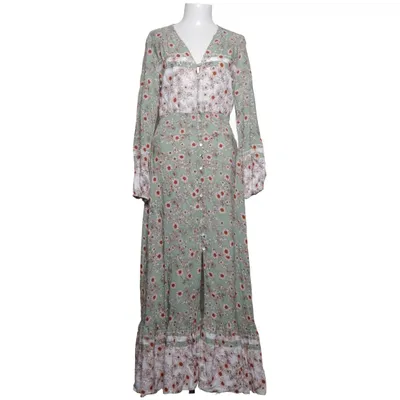 Maxikleid (Grün, Weiß, Braun) von Chi Chi London Viskose