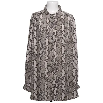 Shirt (White, Beige) from H&M+ Polyester