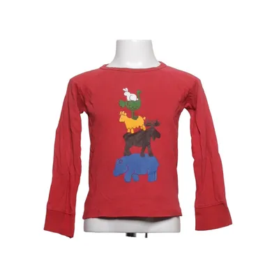 Long sleeve T-shirt (Red, Multicolored) from Polarn O. Pyret Cotton