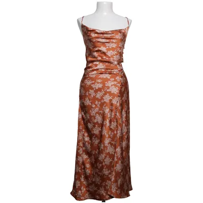 Dress (Orange, White) from PrettyLittleThing Polyester