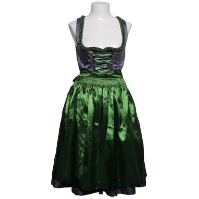 Dirndl (Purple, Green) from Turi Landhaus Cotton, Silk