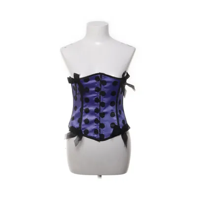 Corset (Purple, Black) from Hell Bunny Polyester