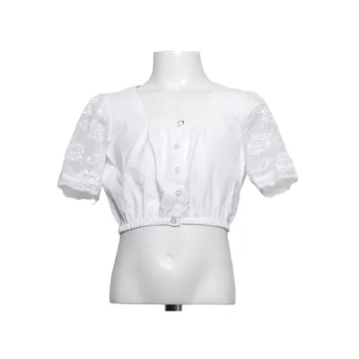Dirndl blouse (Wit) van Trachten-mad'l Katoen, Elastaan, Polyamide, Polyester