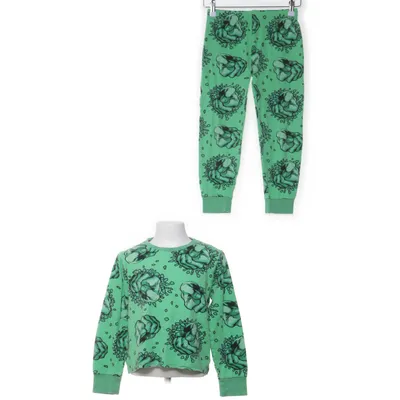 Pajamas (Green) from George Cotton, Elastane