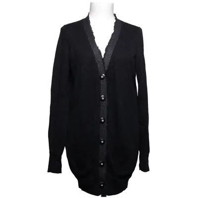 Cardigan (Zwart) van Sportmax Code Kasjmier, Katoen, Polyamide, Zijde
