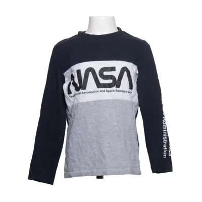 T-shirt à manches longues (Bleu, Gris, Blanc) de Nasa Coton