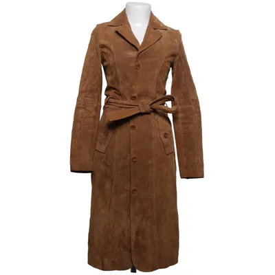 Läderkappa (Brun) från Review Skinn, Polyester