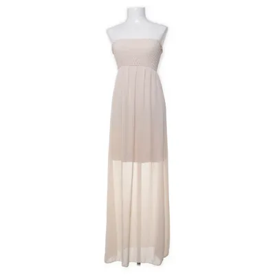 Maxikjole (Beige) fra Made in italy