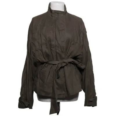 Jacket (Brown) from Mango Cotton, Linen