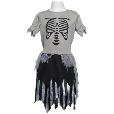 Feestkostuums (Grijs, Zwart, Wit) van Halloween Polyester
