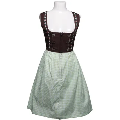 Dirndl (Brun, Grön, Vit) från Edelnice