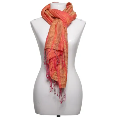 Scarf (Orange, Red, Multicolored) from Pashmina Cashmere, Silk