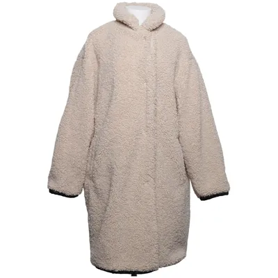 Frakke (Beige) fra Lindex Bomuld, Polyester, Polyurethan