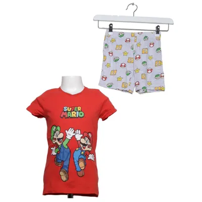 Pyjamasz (Rød, Grå, Flerfarvet) fra Super Mario Bomuld