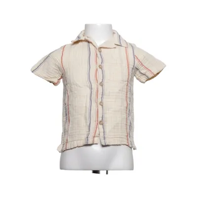 Kortärmad skjorta (Beige, Flerfärgad) från Rikiki Bomull