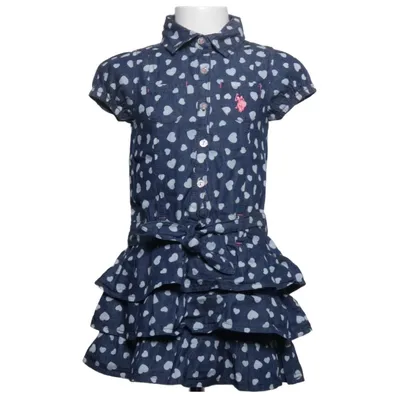 Klänning (Blå, Vit) från U.S. Polo Assn. Bomull