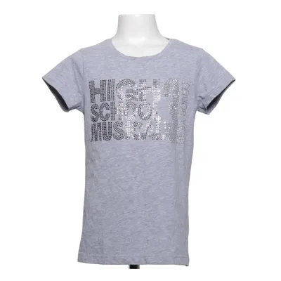 T-shirt (Grå) fra H&M Young Bomuld, Polyester