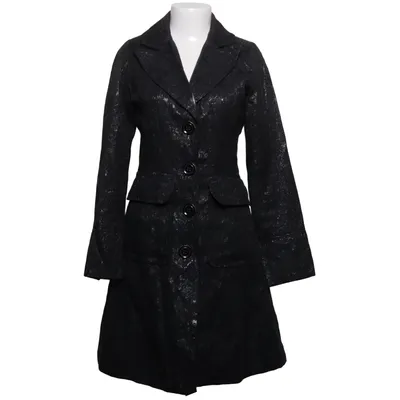 Coat (Black) from Morghy Art Stylist Cotton, Polyester