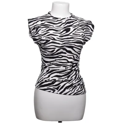 Top (Black, White) from Mango Elastane, Polyester