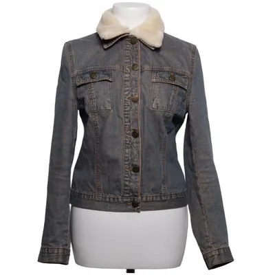 Lined denim jacket (Blue) from Lecomte Cotton