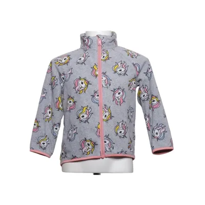 Fleece jacket (Gray, Multicolored) from H&M Polyester