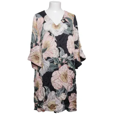 Jurk (Zwart, Roze, Groen) van Selection by Ulla Popken Viscose