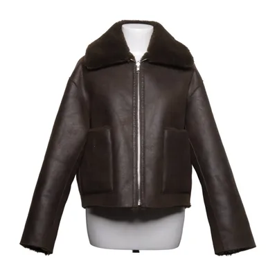 Shearlingjakke (Grøn) fra Mango Polyester