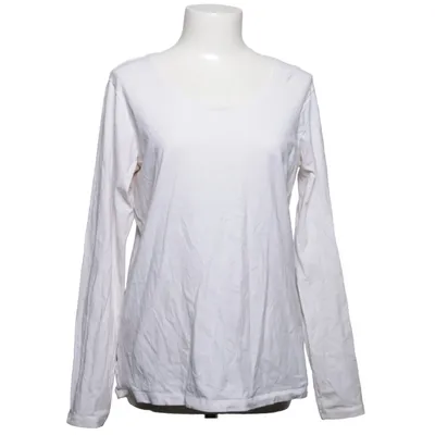 T-shirt à manches longues (Blanc) de Basic You Élasthane, Coton biologique