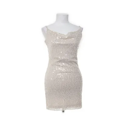 Cocktailklänning (Beige) från Gina Tricot Elastan, Polyester