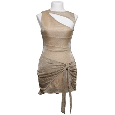 Cocktailjurk (Goud) van Tiger Mist Elastaan, Polyester