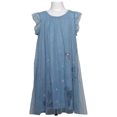 Jurk (Blauw) van Kids Katoen, Polyester