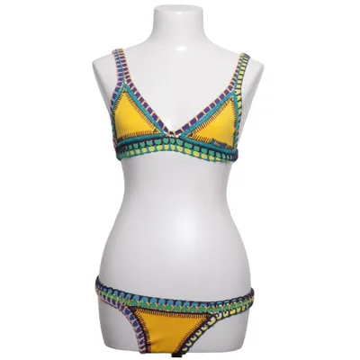 Bikini (Jaune, Multicolore) de Kiini Coton, Élasthane, Polyamide, Polyester