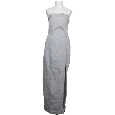 Jeanskjole (Blå, Beige) fra Monki Bomuld, Elastan