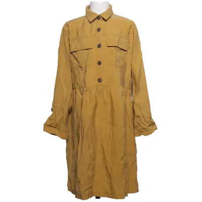 Shirt dress (Yellow) from Zara Kids Lyocell, Polyester