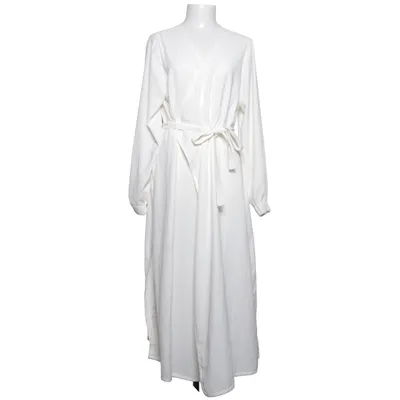 Omlottklänning (Vit) från Lindex Polyester