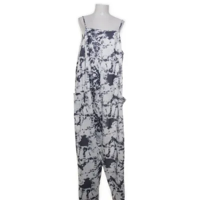 Buksedragt (Hvid, Sort, Flerfarvet) fra Shein Curve Elastan, Polyester