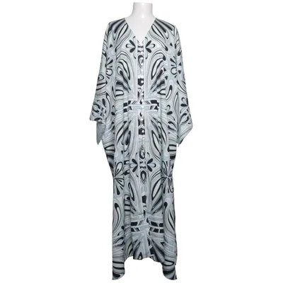 Långklänning (Blå, Svart, Vit) från Joelle Polyester
