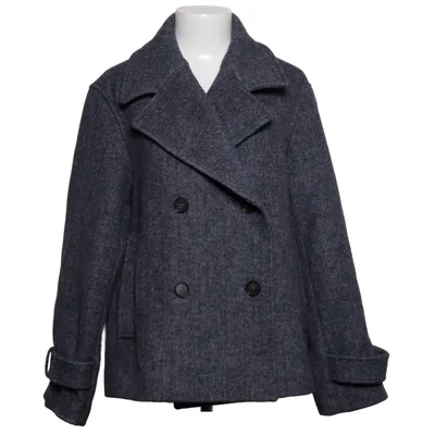 Pea coat (Gray) from GANT Cashmere, Polyester, Wool