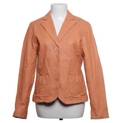 Leren blazer (Oranje) van Steffen Schraut Leer, Polyester