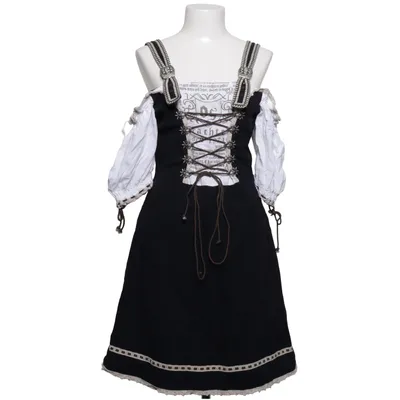 Dirndl (Svart, Vit) från Os Trachten Bomull