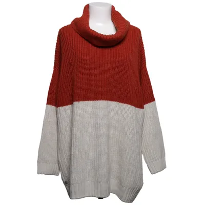 Turtleneck (Red, Beige) from Brakeburn Acrylic, Alpaca wool, Polyamide