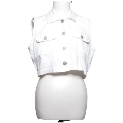 Gilet en jean (Blanc) de Movie Coton