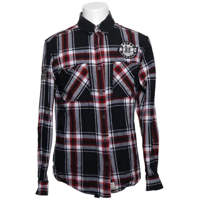 Flanellskjorta (Svart, Röd, Vit) från Harley Davidson Bomull