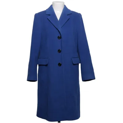 Jas (Blauw) van Erich Fend Kasjmier, Polyamide, Wol