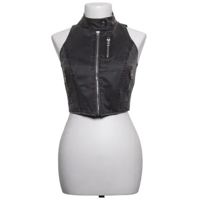 Gilet de motard (Gris) de Bershka Coton, Polyester