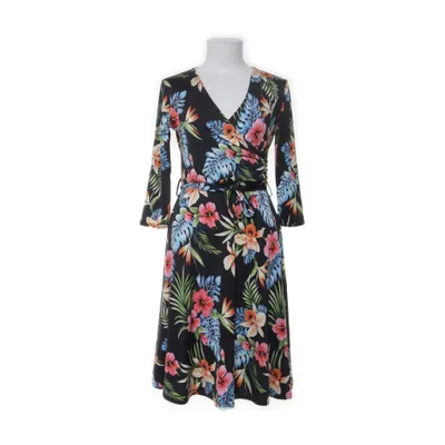 Klänning (Svart, Flerfärgad) från Stockholms Klänningsfabrik Elastan, Polyester