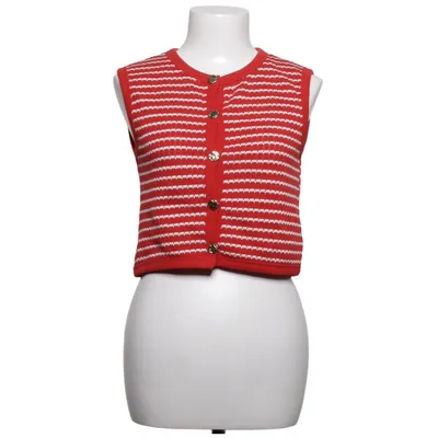 Weste (Rot, Weiß) von Zara Baumwolle, Polyester